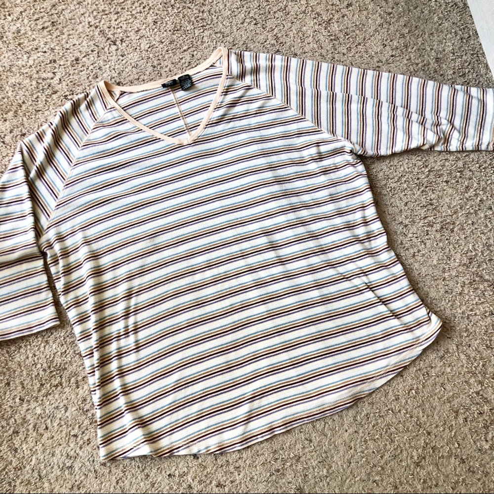 Mossimo Woman size 3x striped vneck tee